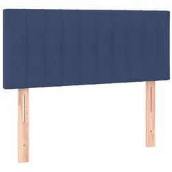 vidaXL Kopfteil, Bett Kopfteil Blau 90x5x78/88 cm Stoff