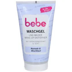 bebe® Waschgel & milder Augen Make-up Entferner mit Aprikosenextrakt