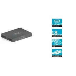 PureTools PT-Hub100 Dockingstation - ProAV - USB-C Alt-Mode - 4K 60Hz 4:4:4 - 18...