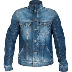 PMJ West Motorrad Textiljacke, blau, Größe 3XL für Männer