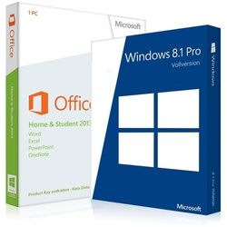 Windows 8.1 Pro + Office 2013 Home & Student + Lizenznummer