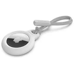 Secure Holder with Strap - Airtag - White