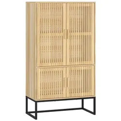 vidaXL Highboard NA Highboard 70x35x125 cm Spanplatte braun