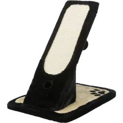 TRIXIE Kratzbrett, Plüsch / Sisalteppich, 42 cm, schwarz / creme