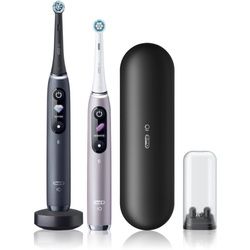 Oral B iO9 DUO elektrische Zahnbürste + Etui Black Onyx & Rose Quartz 2 St.