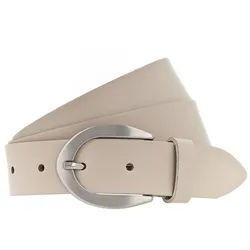 Vanzetti Ledergürtel Dornschließe beige 95