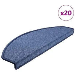 vidaXL Stufenmatte 65 x 24 x 4 cm Stufenmatten 20 Stk Blau 65x24x4 cm blau