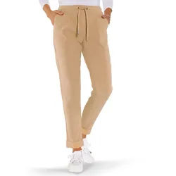 Webhose INSPIRATIONEN, Damen, Gr. 23, Kurzgrößen, camel, 96% Polyester, 4% Elasthan, unifarben, Hosen