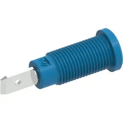 PJP 228-2-C-BL - Sicherheits-Bananenbuchse, 2 mm, M10, blau