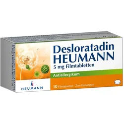 Desloratadin HEUMANN 5 mg Filmtabletten 10 St Filmtabletten