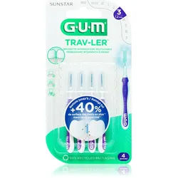 G.U.M Trav-Ler Interdental Interdentalzahnbürste 1,2 mm 4 St.