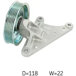 SKF Umlenk-/Führungsrolle, Keilrippenriemen vkm33206 für PEUGEOT