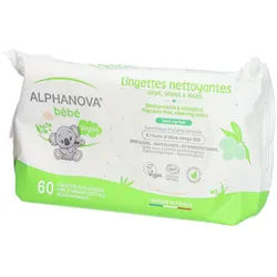 Alphanova® bébé Biologisch abbaubare Reinigungstücher