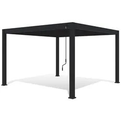 Weide Pergola , Metall , 400x255x400 cm , Sonnenschutz, Pavillons