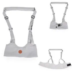 Moni Babylaufgurt Walky BW001 Kinder-Sicherheitsgurt, Laufleine, Laufhilfe, Sicherheitsgurt verstellbar grau