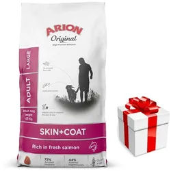ARION Original Skin & Coat Adult Lachs und Reis Große Rassen 12kg + Überraschung für den Hund