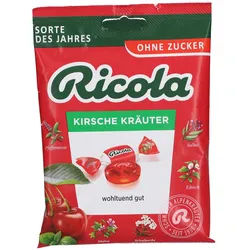 Ricola Kirsche Kräuter Hustenbonbons ohne Zucker