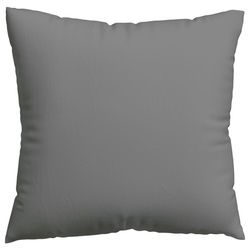 Schlafgut Kissenhülle , Grau , Textil , Uni , 40x40 cm , Grüner Punkt, Textiles Vertrauen - Oeko-Tex®, AZO-frei, Oeko-Tex® Standard 100, Oeko-Tex® Made IN Green , bügelleicht, bügelfrei, hochwertige Qualität, formstabil, langlebig , Heimtextilien, Bezüge, Kissenbezüge