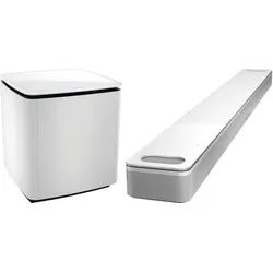 Bose Smart Ultra Soundbar + Bass Module 700 5.1 Soundsystem (Bluetooth, WLAN, Multiroom) weiß