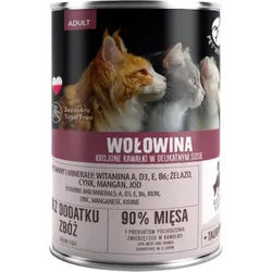 PetRepublic Stücke in Sauce mit Rindfleisch 400g für Katzen