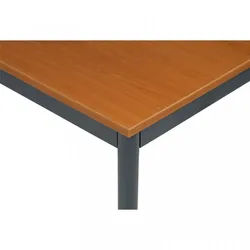 Bürotisch 80 x 80 cm Biedrax JS4639tst - dunkelgrau - Kirsche