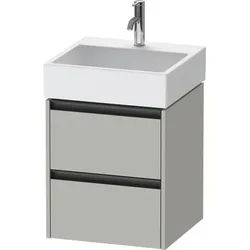 Duravit Ketho.2 Waschtischunterbau wandhängend Betongrau Matt 484x460x549 mm - K25274007070000 K25274007070000