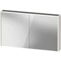 Duravit D-Code Spiegelschrank Verspiegelt DC7108022220000 1200x700x148, Weiß Hochglanz, Steckdose, LED Beleuchtung
