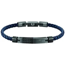 MORELLATO Armband Men ́s blue leather bracelet Moody SQH21