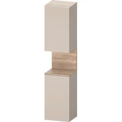Duravit Qatego Hochschrank, Türanschlag links, 400x360x1760mm, Nische Eiche Mamoriert, QA1346L55910000, Farbe: Taupe Matt