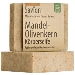Savion Mandel-Olivenkern Körperseife und Peelingseife Seife 80 g Unisex