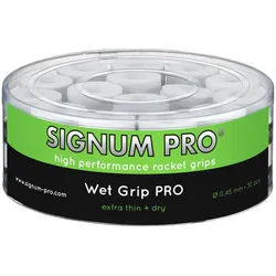 Signum Pro Overgrip Wet Pro 0.45mm weiss 30er Box