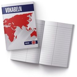 itenga Vokabelheft itenga Vokabelheft Englisch DIN A5, 56 Seiten 100g Naturpapier