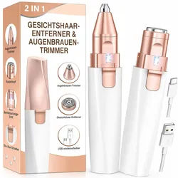 Ifanzetech Augenbrauenrasierer & Gesichtshaarentferner 1 St weiss Unisex