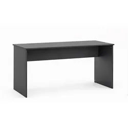 Mid.you Schreibtisch , Anthrazit , Holzwerkstoff , rechteckig , Wange , 65x73.6x144 cm , Büromöbel, Schreibtische, Schreibtische