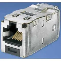 Panduit Mini-Jack Buchse Kat6 RJ45 8(8) geschirmt CJS688TGY