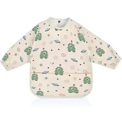 Kikido Baby Lätzchen mit √Ñrmeln Monster 1 St