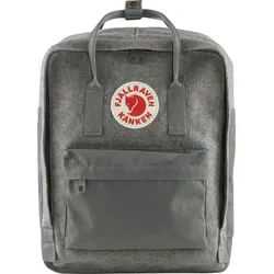 Fjällräven Cityrucksack Rucksack Kånken Re-Wool grau|schwarz