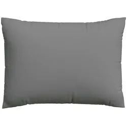 Schlafgut Kopfpolsterbezug , Grau , Textil , Uni , 60x80 cm , Grüner Punkt, AZO-frei, Oeko-Tex® Made IN Green , bügelleicht, bügelfrei , Heimtextilien, Bezüge, Polsterbezüge