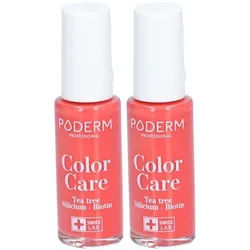 Poderm Color Care Teebaum Nagellack Nr 273 Rouge Corail