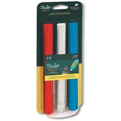 3DOODLER Filament Start, Mix 1, rot, weiß, blau