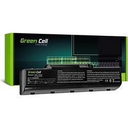 GreenCell Green Cell do Acer Aspire 4710 11.1V 6 cell 4400mAh (6 Zellen, 4400 mAh), Notebook Akku, Grün, Schwarz