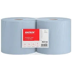 Katrin Putztuchrollen »L2 1000 Blue« 2-lagig 22/38 cm 2x 1000 Blatt blau, 22 cm