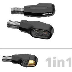 HIGHSIDER VENTURA-X LED Blinker, getöntes Glas, schwarz