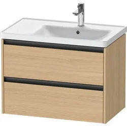 Duravit Ketho.2 Waschtischunterbau wandhängend Natur Eiche Matt 784x455x549 mm - K25286030300000 K25286030300000