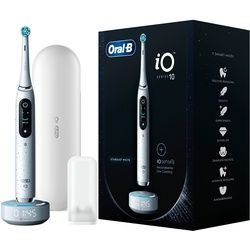 Oral-B - Elektrische Zahnbürste 'iO Series 10 + Lade-Reiseetui' in Weiß 1 St