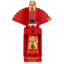 ACCENTRA Handcreme Handpflegeset WINKEKATZE MANEKI NEKO inkl. 30ml Handcreme, 3-tlg. bunt