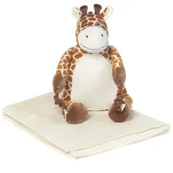 Bobo Buddies Kinderrucksack mit Schmusedecke Set 1 St braun