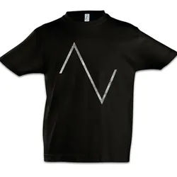Urban Backwoods Print-Shirt Wave Triangle Kinder T-Shirt Synthesizer Electro Techno LFO Musik (1-tlg) Music DJ MC Elektro schwarz 134/146