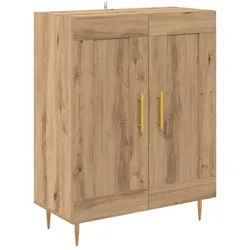 vidaXL Sideboard 69,5 x 34 x 90 cm Sideboard Artisan-Eiche 69,5x34x90 cm Verbundholz un braun