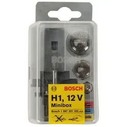 Glühlampenset BOSCH H1 Minibox (+P21W R5W T4W 1x10A 1x15A 1x20A)